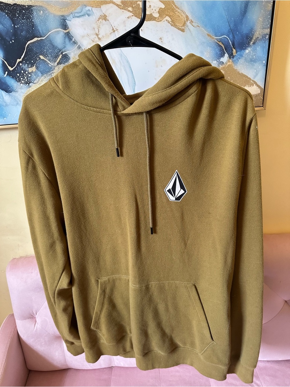 Olive green Volcom hoodie
